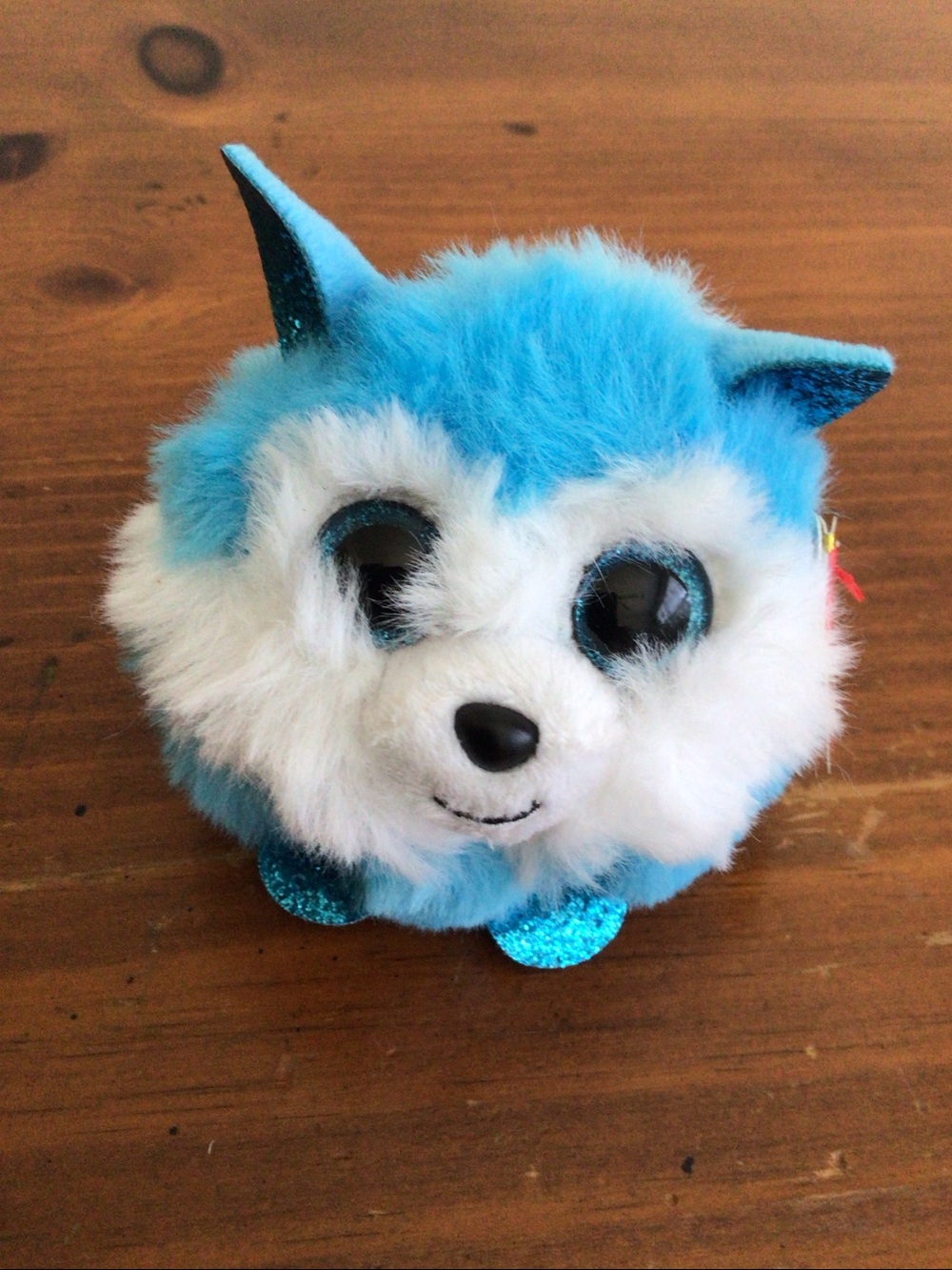 Rare! Ty Beanie Balls "Prince" the Blue Husky